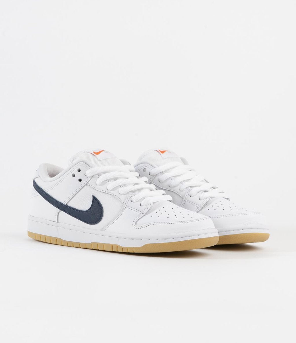 Dunk Low White Navy